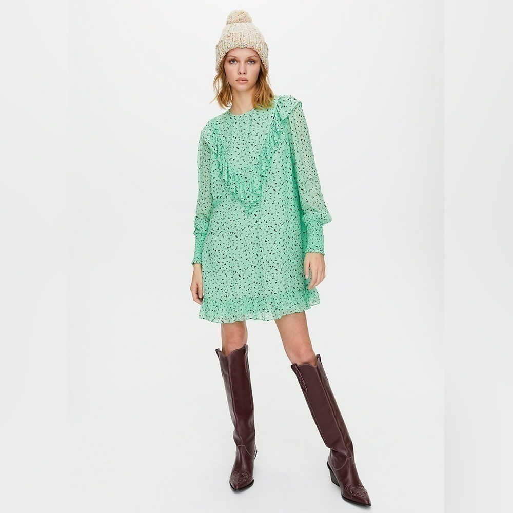 Aritzia Little Moon Gimlet Green Dress Size XXS